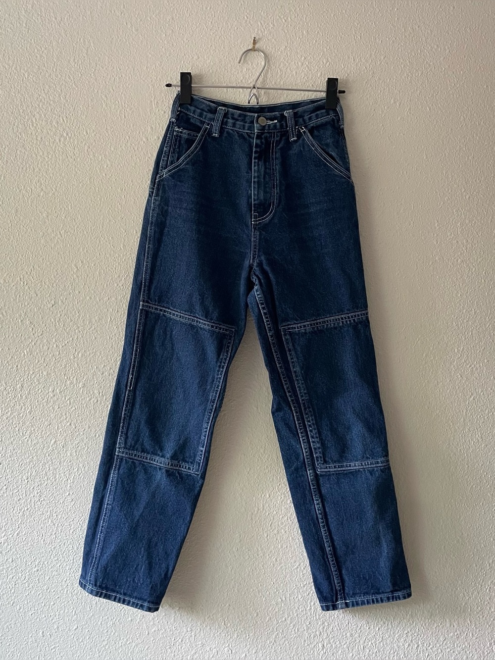 John Galt Brandy Melville Jeans Womens Size Small Dark Wash Utility Straight Leg